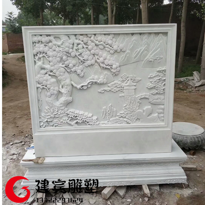 IM电竞 IM电竞app石雕影壁墙照壁石雕厂家详细讲解(图1)