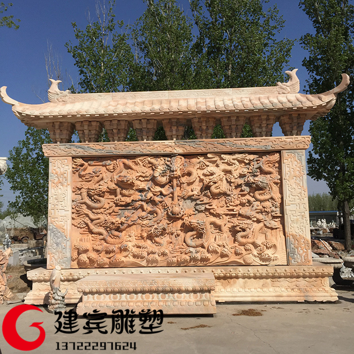 IM电竞 IM电竞app石雕影壁墙照壁石雕厂家详细讲解(图6)